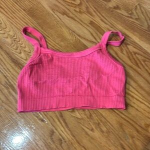 Nikibiki pink tank crop top